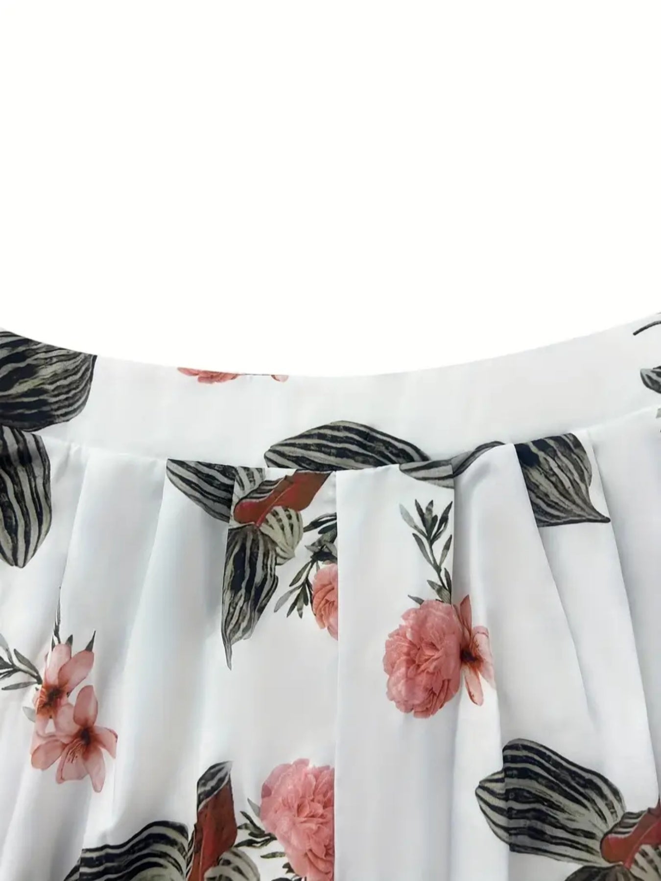 🌸 Ensemble Été Chic – Crop Top & Pantalon Fluide Fleuri