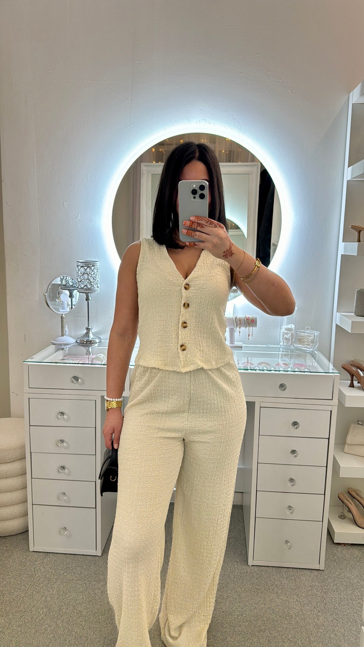 Ensemble Lina beige