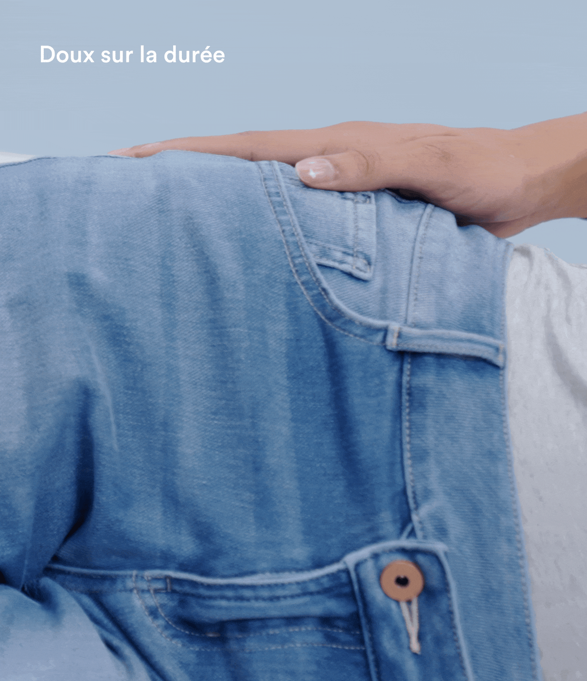 Halara Flex™ Jean skinny Casual Taille Mi-Haute Fermeture Éclair Boutonnée Plusieurs Poches Tricot Extensible