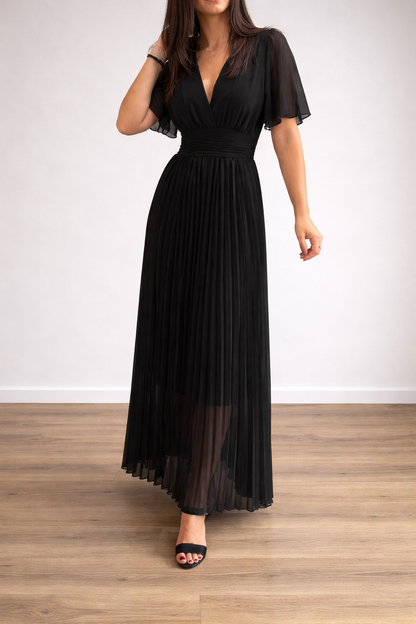 Robe longue Aglaé orange